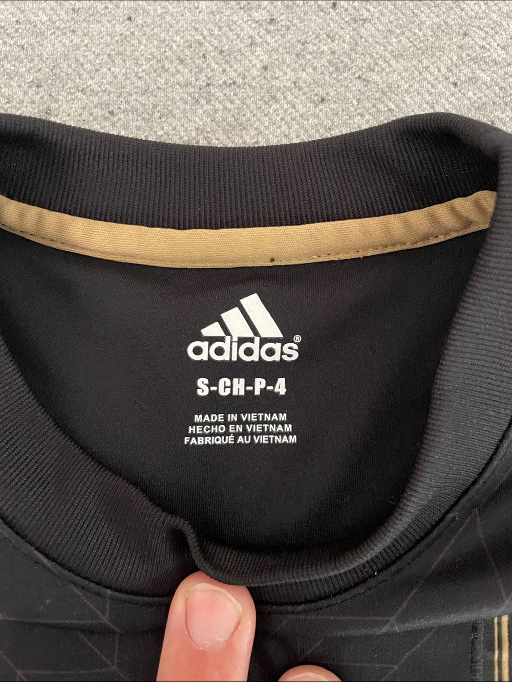 LAFC adidas Kids Black and Gold LAFC Soccer Top - Picture 2 of 3